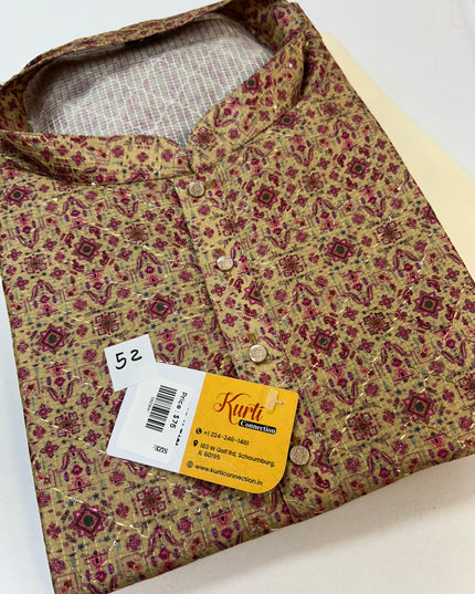Printed kurta set - Kurti Connection USA