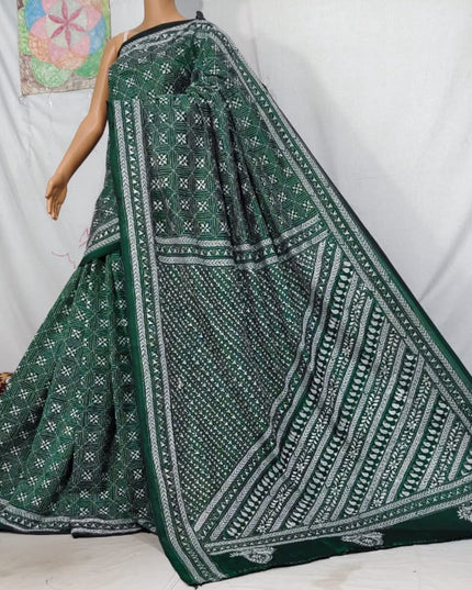 Kantha silk saree : hand embroidered - Kurti Connection USA