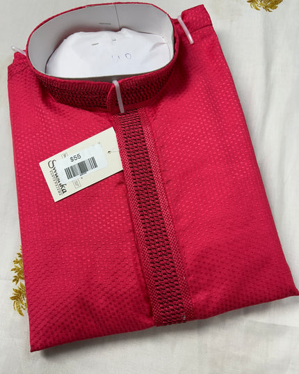Cotton silk kurta set - Kurti Connection USA