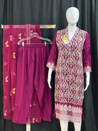 Embroidered party wear suit by Kurti Connection USA