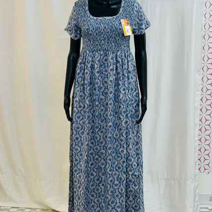 Rayon cotton nighty / Size small - Kurti Connection USA