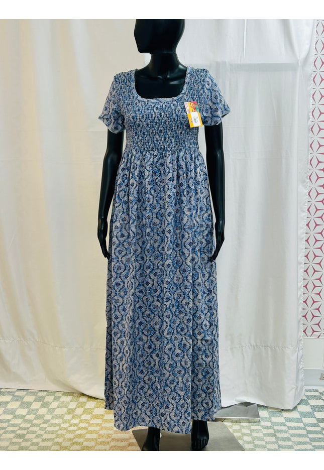 Rayon cotton nighty / Size small - Kurti Connection USA