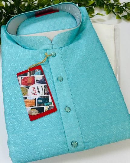 Sea green Kurta pajama set - Kurti Connection USA