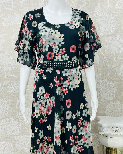 Summer dress | Indo western long kurti - Kurti Connection USA