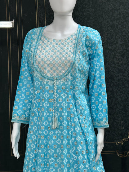 Cotton long kurti