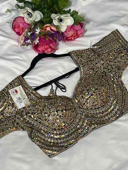 Party wear heavy work blouses - Kurti Connection USA