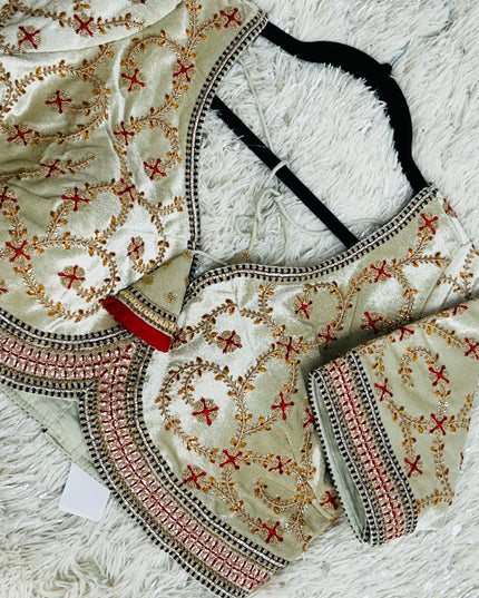 Velvet blouse - Kurti Connection USA