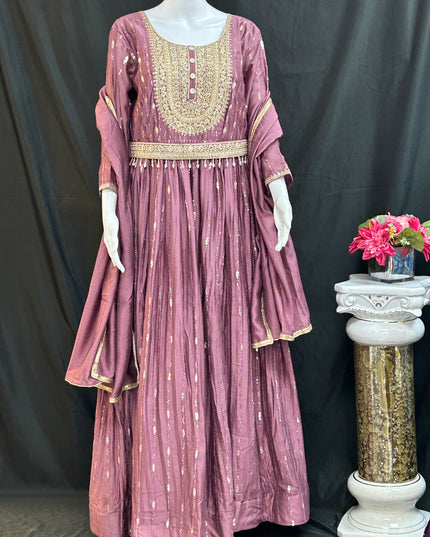 Party wear long kurti / Anarkali set