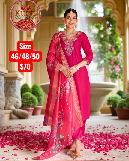 Malhar : Plus size Kurti sets