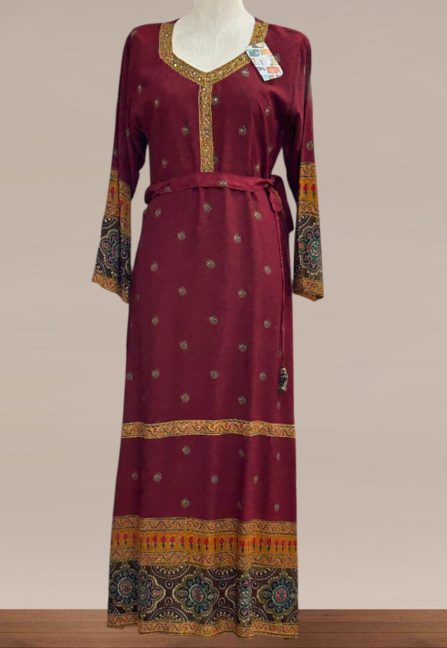 Rayon long kurti - Kurti Connection USA