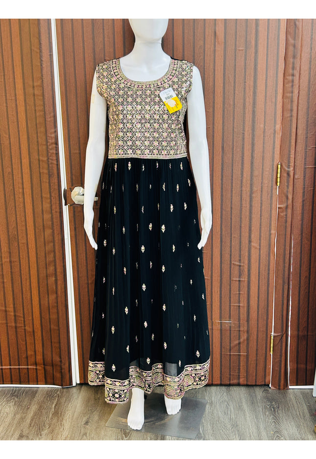 Black long kurti - Kurti Connection USA