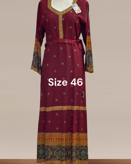 Rayon long kurti - Kurti Connection USA