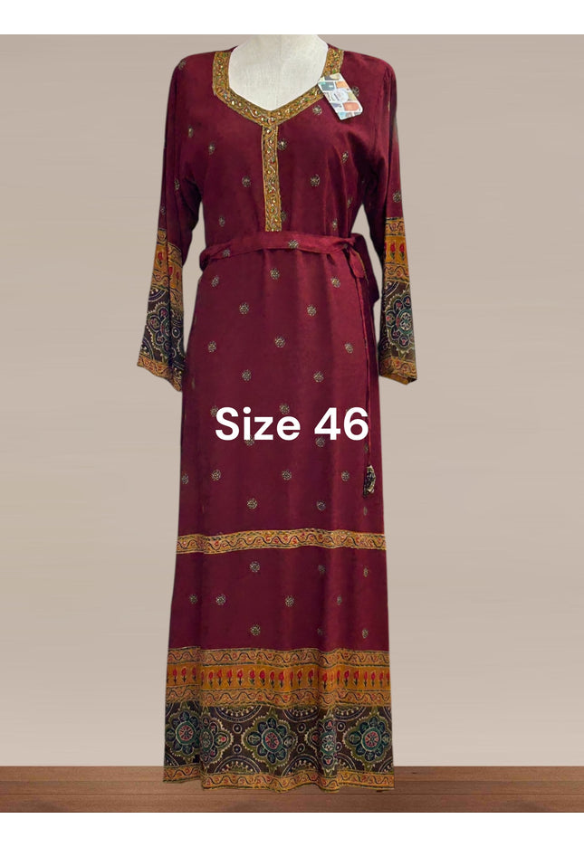 Rayon long kurti - Kurti Connection USA