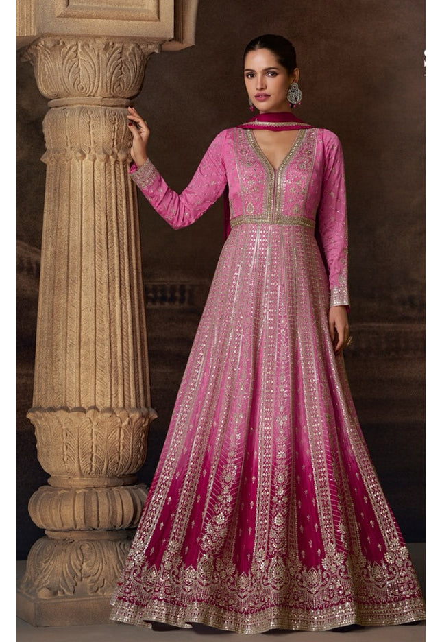 Party wear heavy gown - Kurti Connection USA
