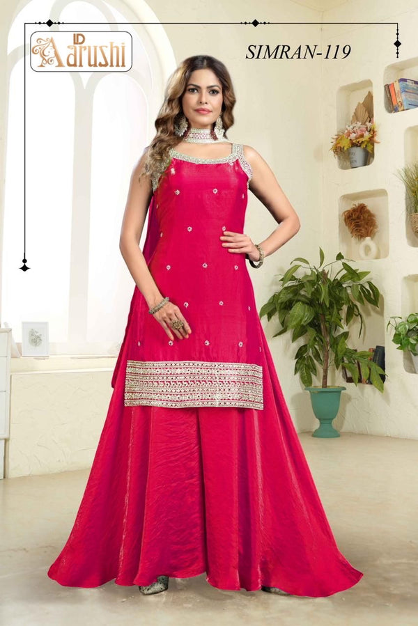 Wedding guest collection : Sharara suit by Kurti Connection USA