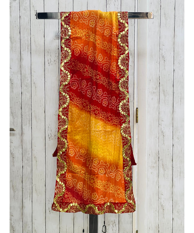 Gota Patti Bandhani dupatta