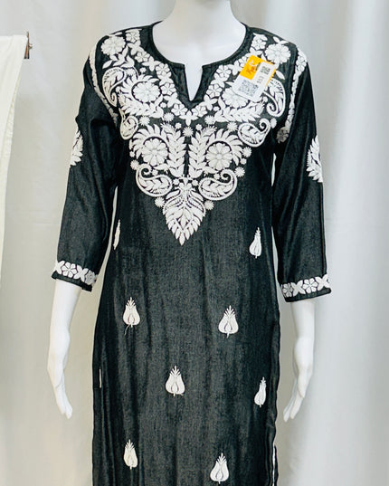 Kurti pant set | Chikankari - Kurti Connection USA
