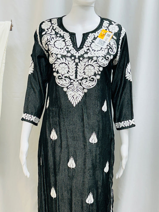 Kurti pant set | Chikankari