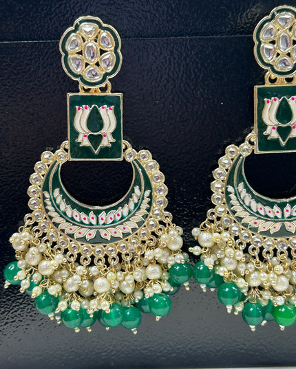 Chandbali earrings - Kurti Connection USA