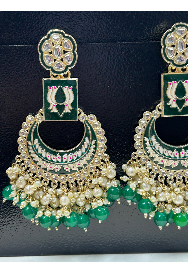 Chandbali earrings - Kurti Connection USA