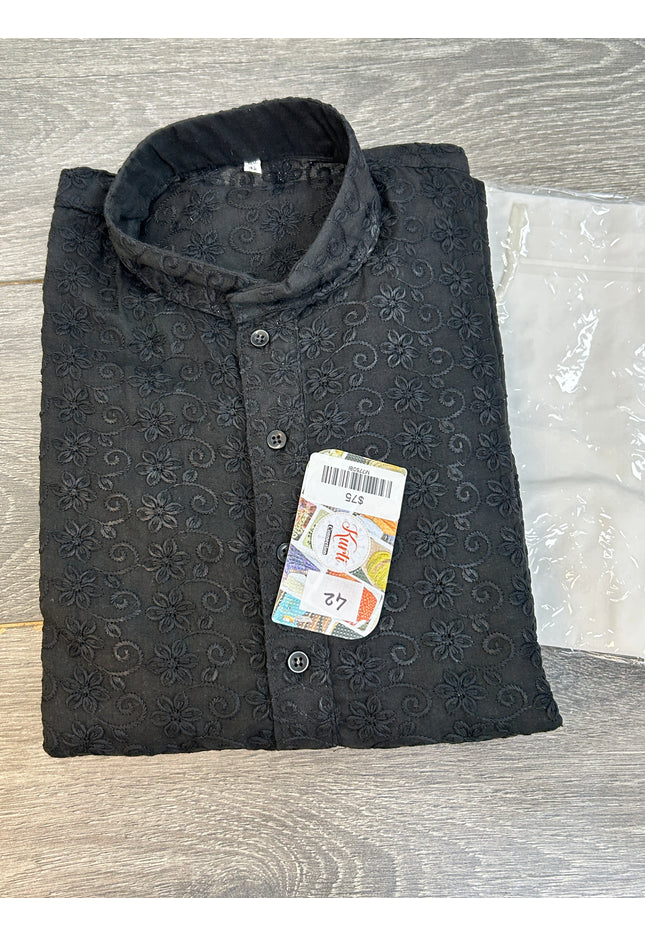 Chikankari kurta pajama - Kurti Connection USA