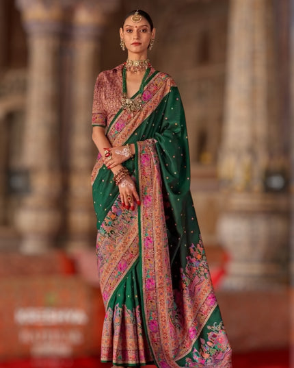 Wedding wear silk saree - Kurti Connection USA