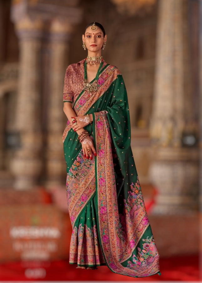 Wedding wear silk saree - Kurti Connection USA