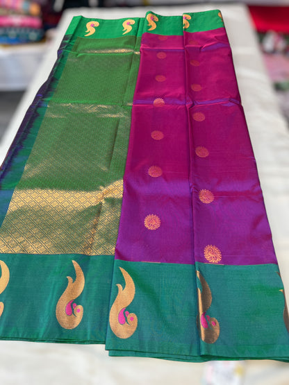 Gadhwal Silk saree | pure silk Pattu saree