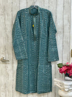 Mirror work kurta pajama set for men by Kurti Connection USA