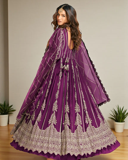 Wedding collection: Mirza: heavy party wear Anarkali dresses