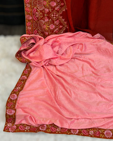 Cotton silk saree - Kurti Connection USA