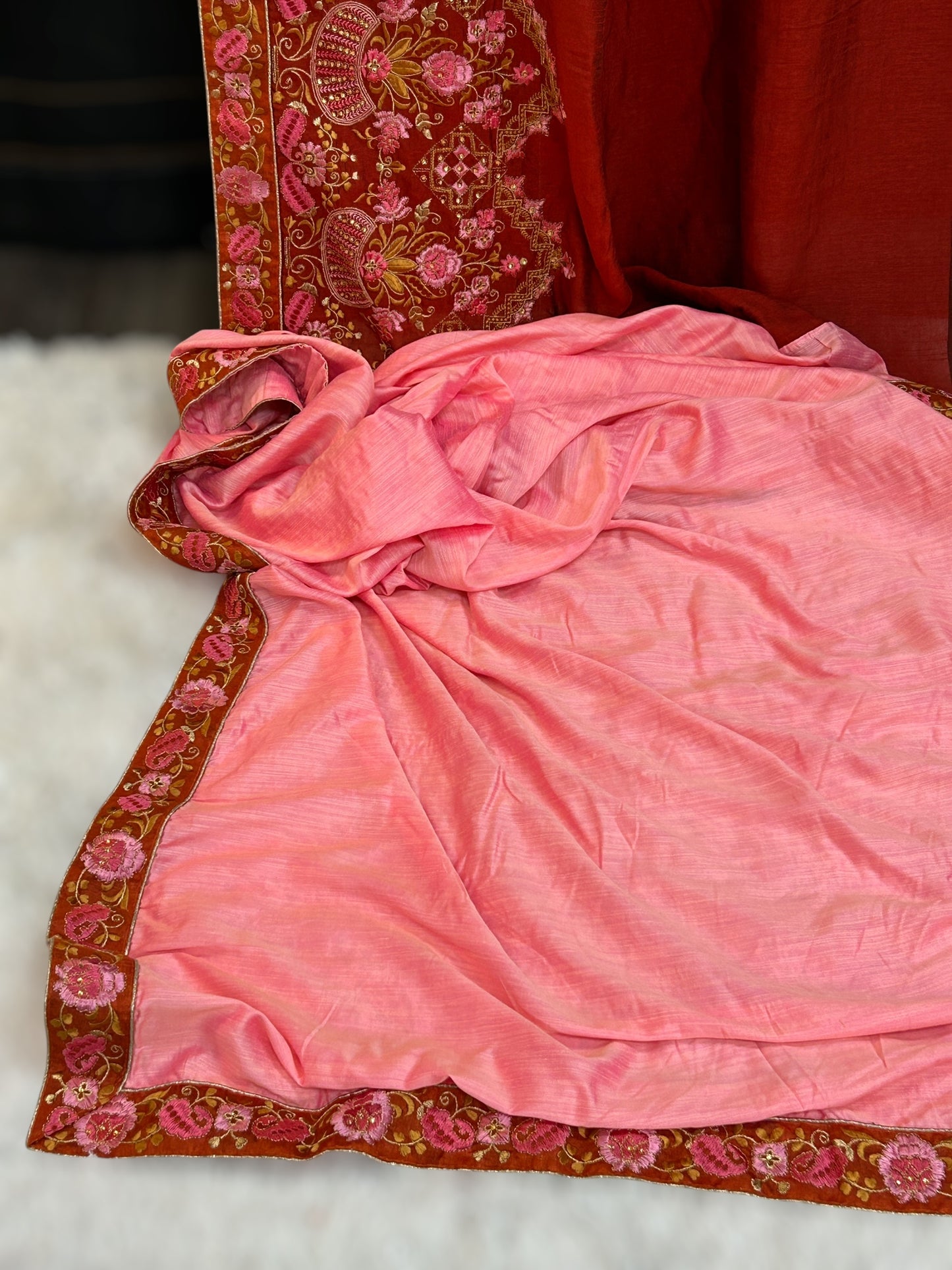 Cotton silk saree