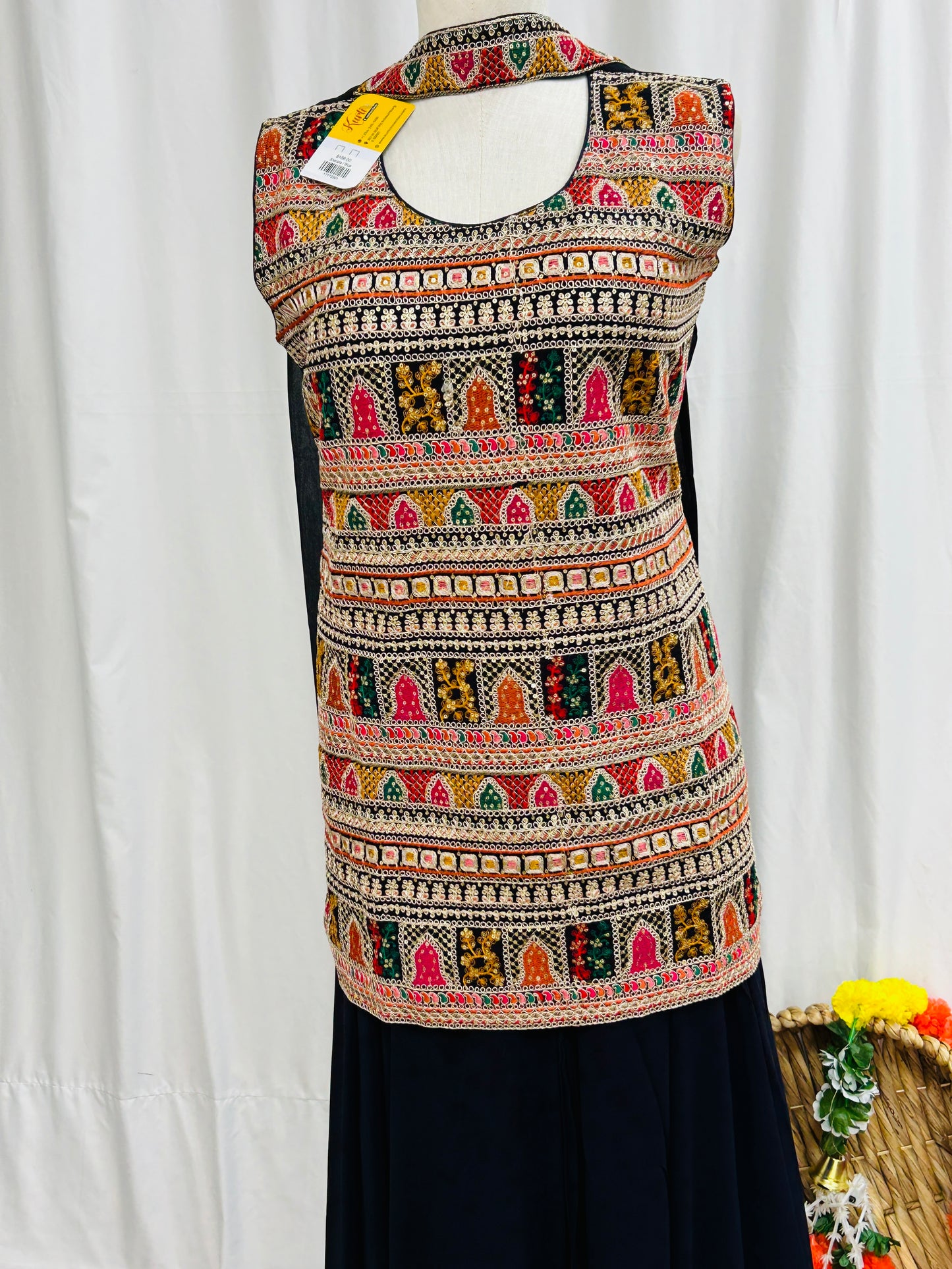 Heavy embroidery work sharara suit - Kurti Connection USA