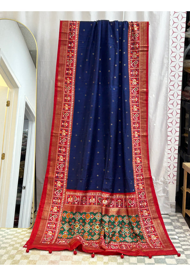 Soft silk saree : patola saree - Kurti Connection USA