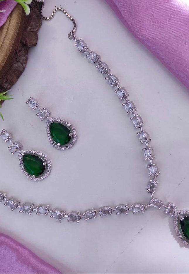 AD Necklace set - Kurti Connection USA