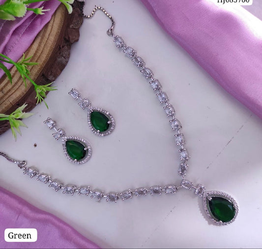 AD Necklace set - Kurti Connection USA