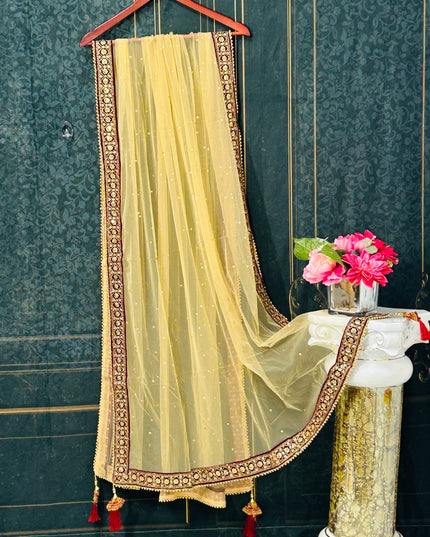 Heavy dupatta for lehenga - Kurti Connection USA