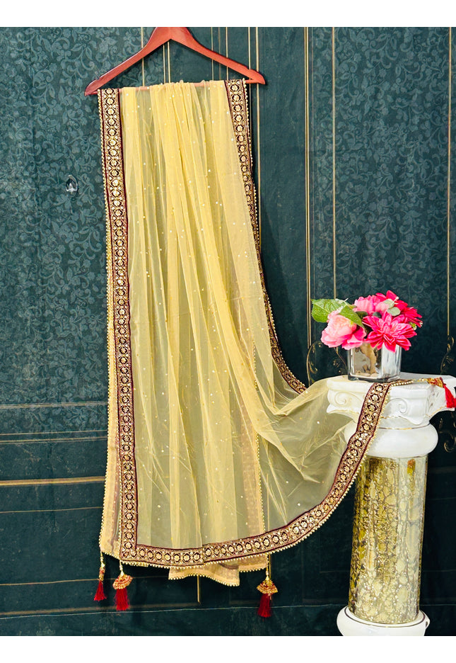 Heavy dupatta for lehenga - Kurti Connection USA
