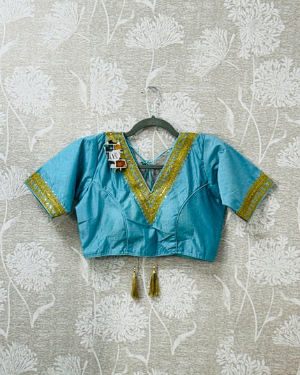 Light blue blouse