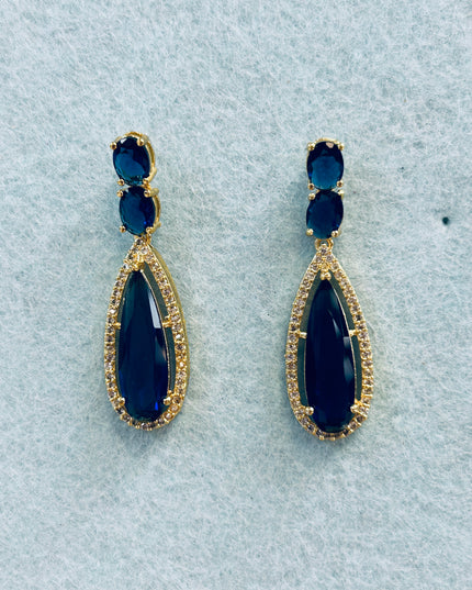 Blue AD EARRINGS