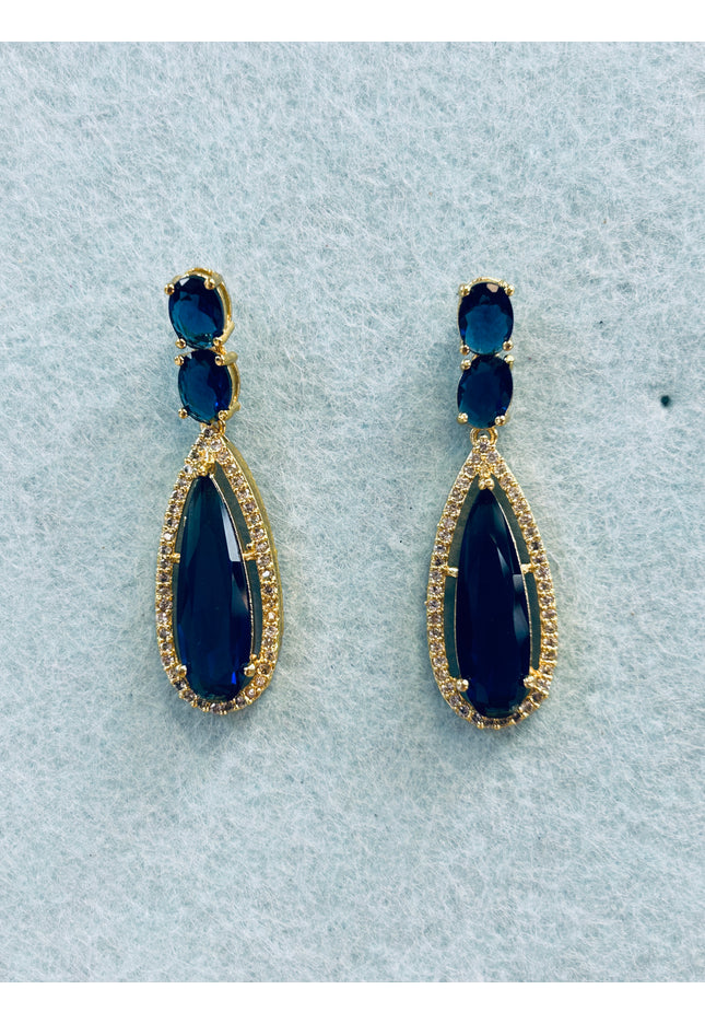 Blue AD EARRINGS