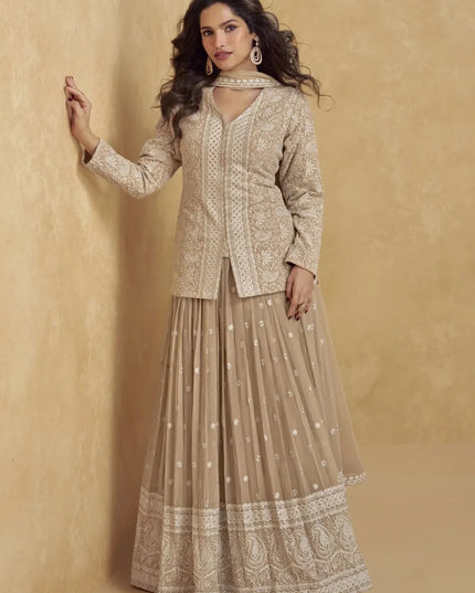 Party wear Chikankari Lehenga set - Kurti Connection USA