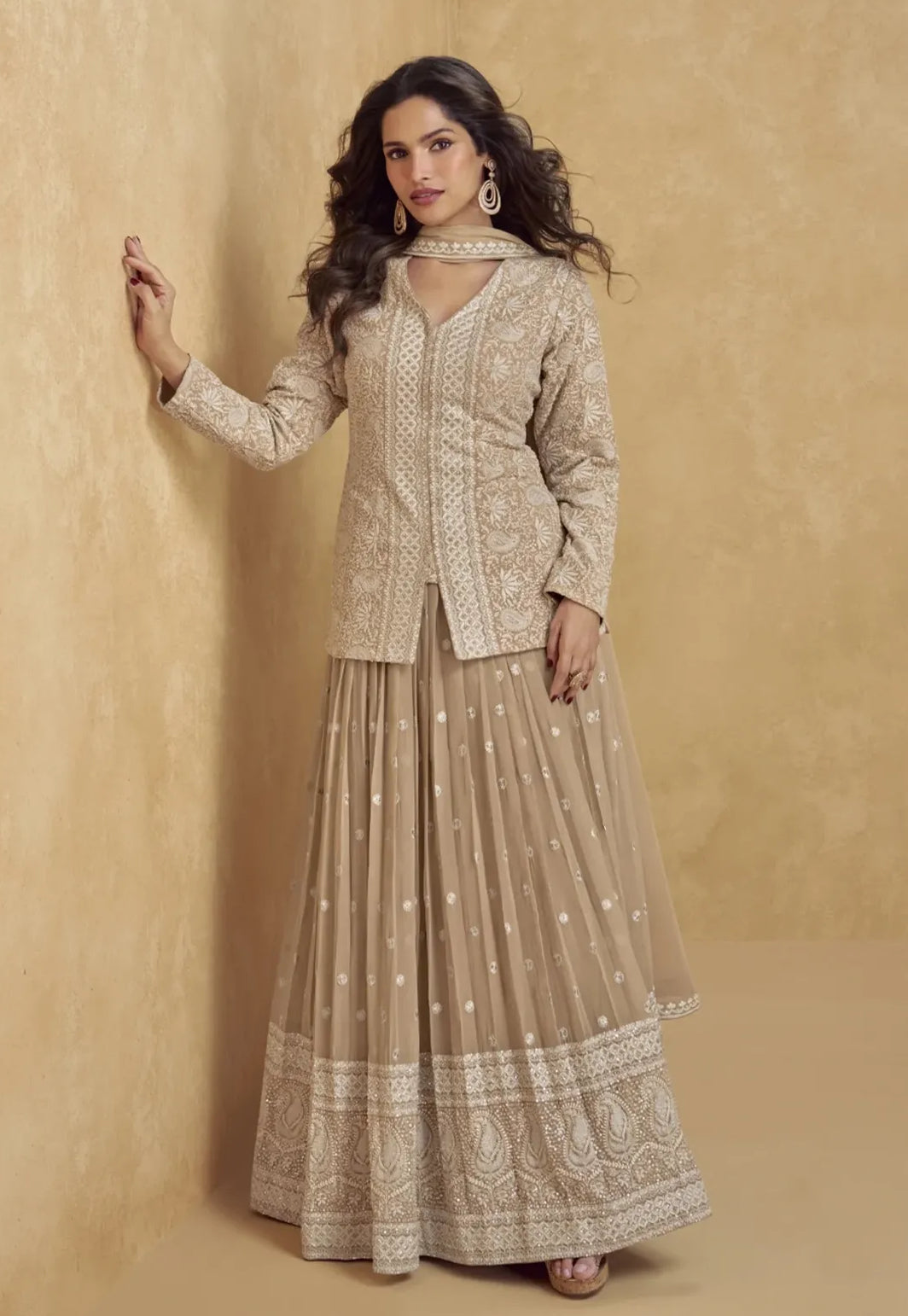 Party wear Chikankari Lehenga set