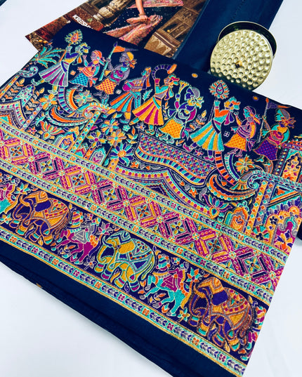 Wedding wear silk saree - Kurti Connection USA