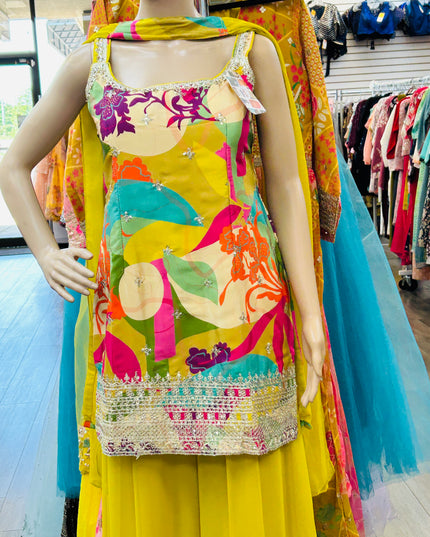 Shivi : sharara set - Kurti Connection USA