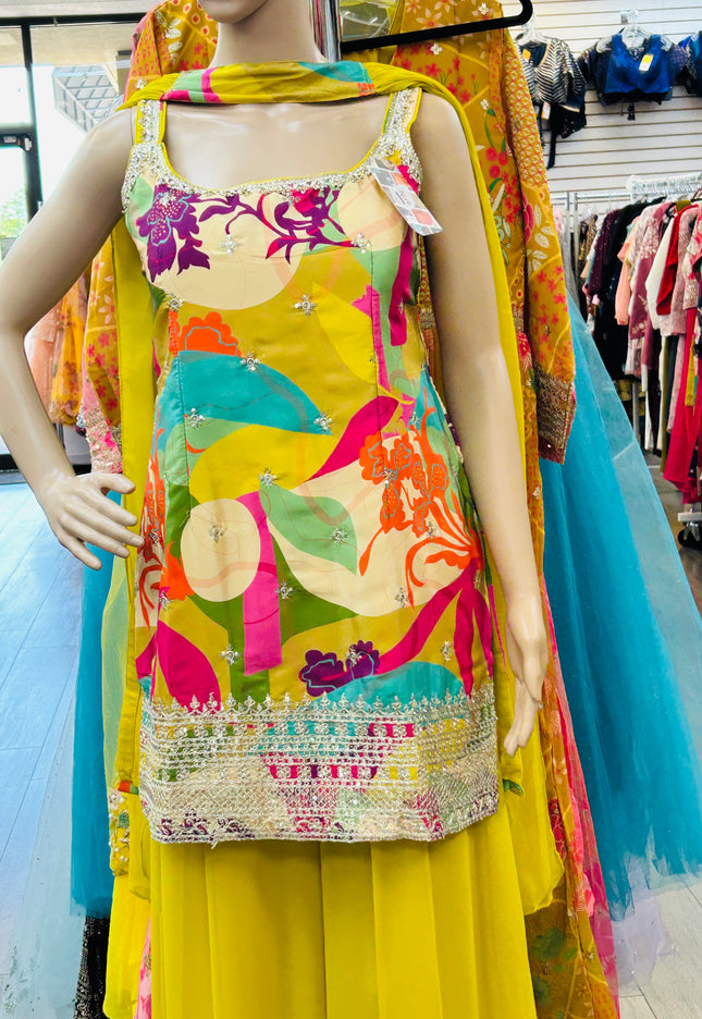 Shivi : sharara set - Kurti Connection USA