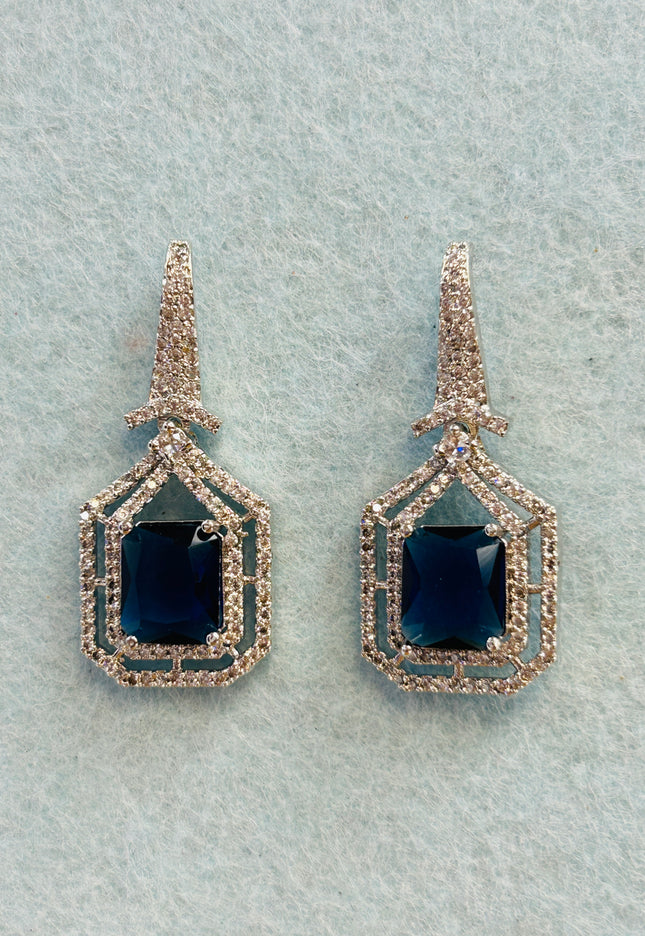 Blue AD earrings