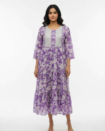 Cotton long kurti