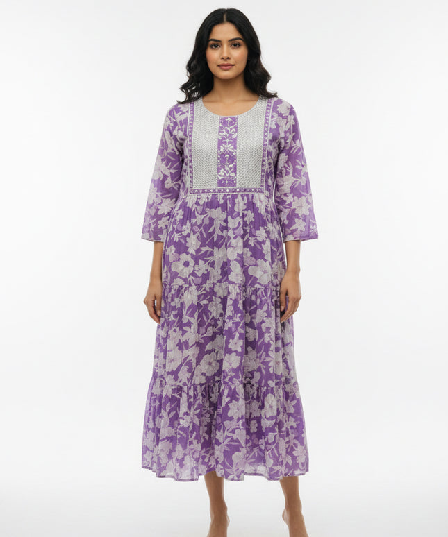 Cotton long kurti
