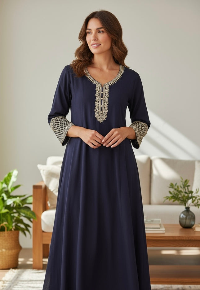 Georgette party wear Anarkali dress